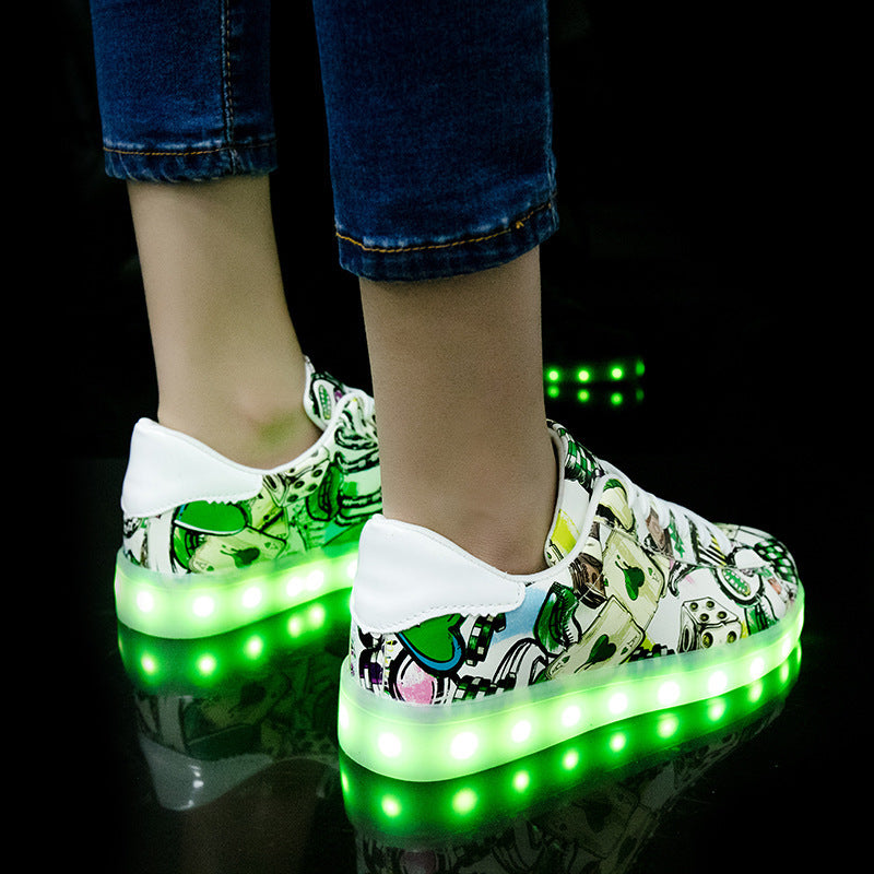 Couple Fluorescent Shoes